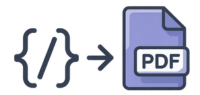 json to pdf